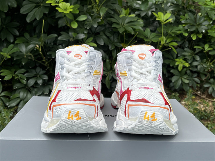 Pink, Yellow, and White Runners