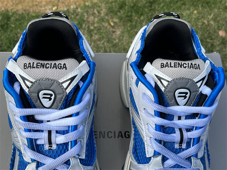 White and Blue Runners