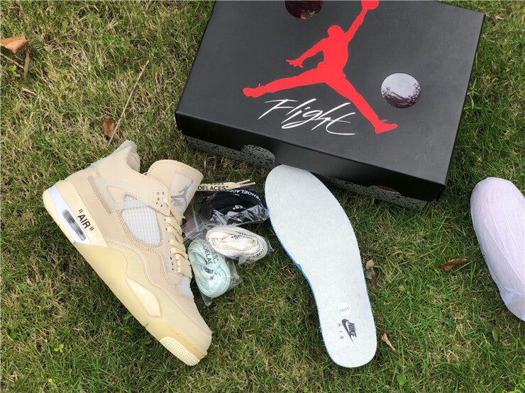 Off-White x Air Jordan 4 ‘Sail’