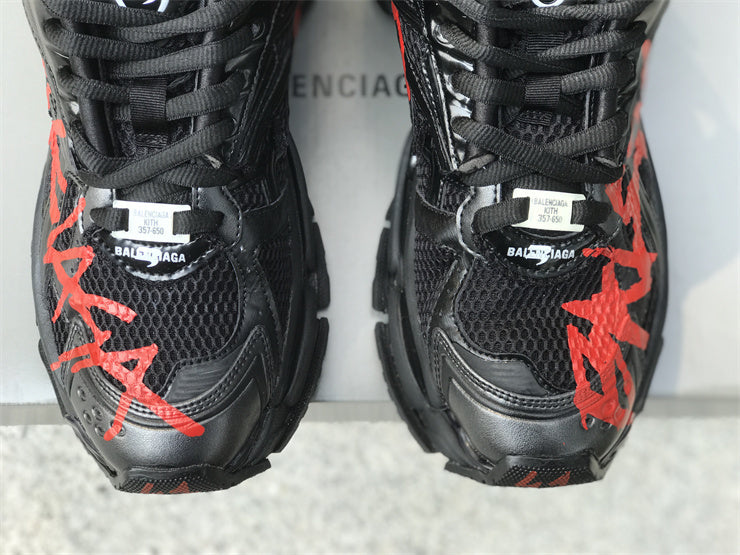 Black and Red Runners