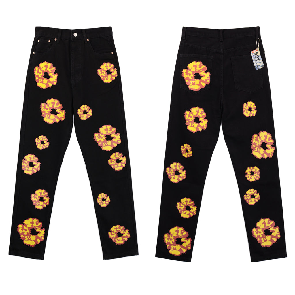 Offset Tears Jeans