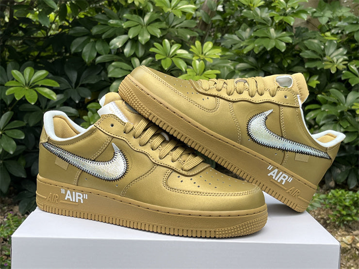 OFF-WHITE x Nike Air Force 1 Gold