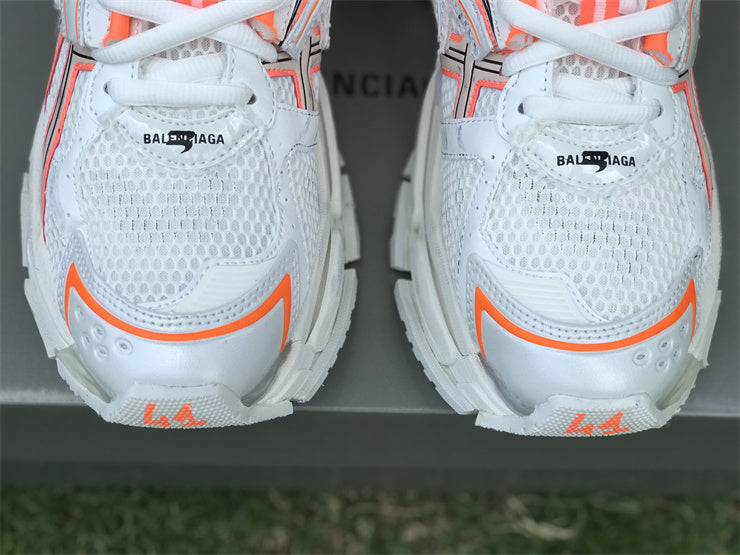 White and Orange Runners