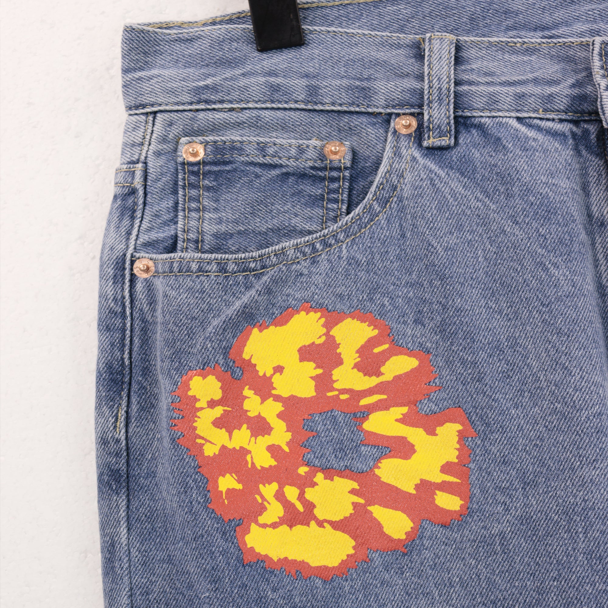 Offset Tears Jeans