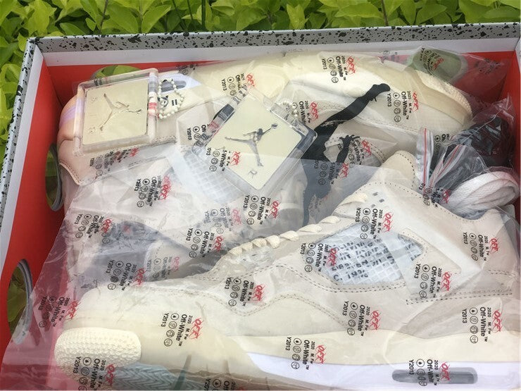 Off-White x Air Jordan 4 ‘Sail’