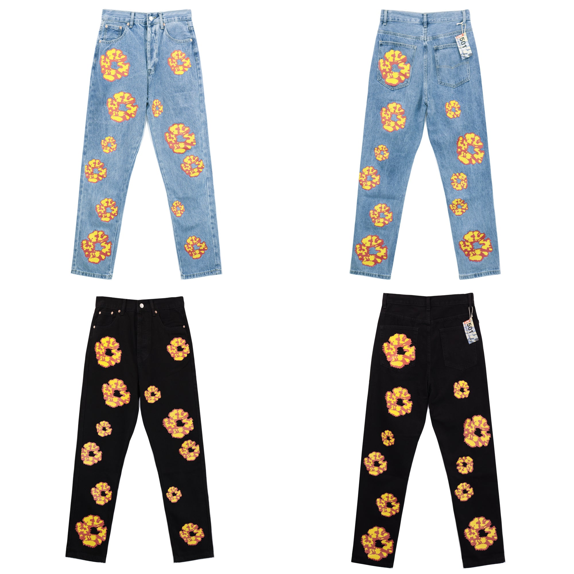 Offset Tears Jeans
