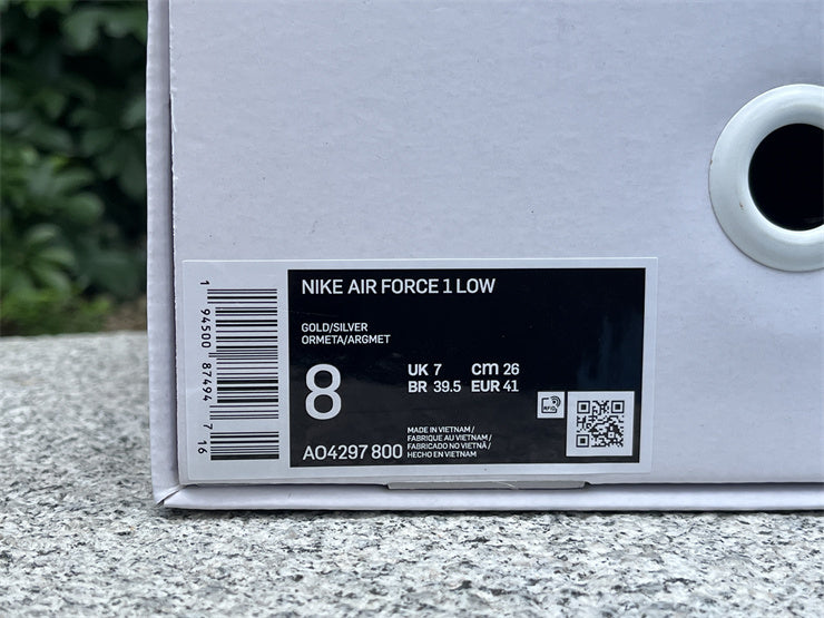 OFF-WHITE x Nike Air Force 1 Gold