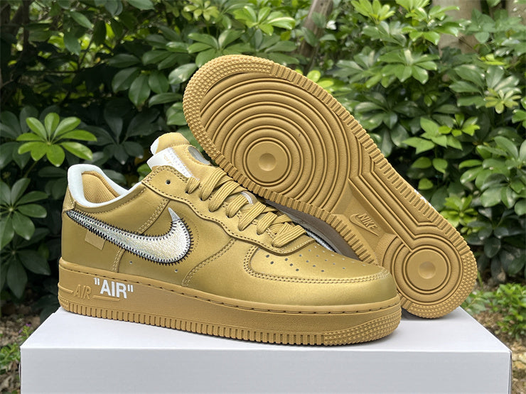 OFF-WHITE x Nike Air Force 1 Gold