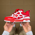 Red and White Skates