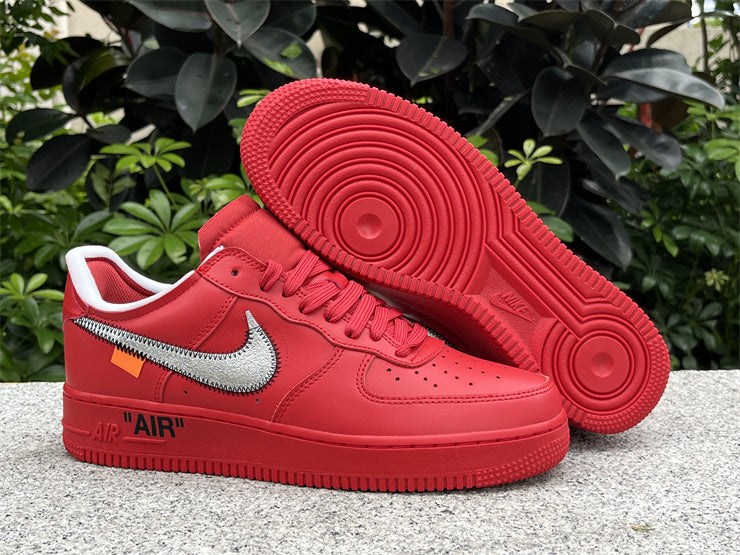 OFF-WHITE x Nike Air Force 1 Red