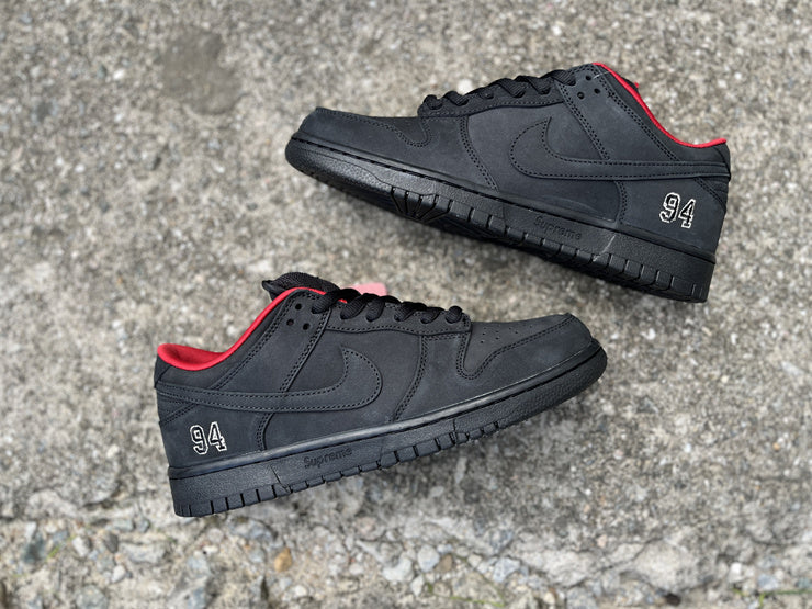 Supreme x Nike SB Dunk Low Black