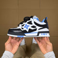 Blue, White, and Black Skates