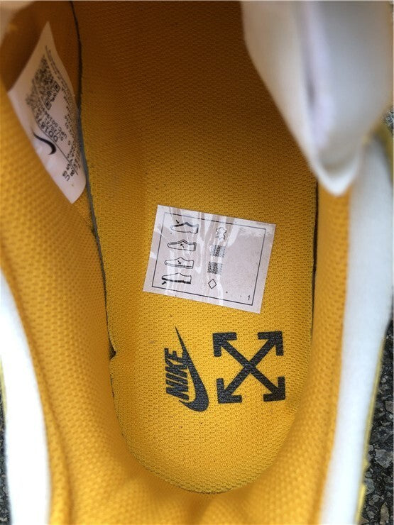 OFF-WHITE x Nike Air Force 1 University Gold