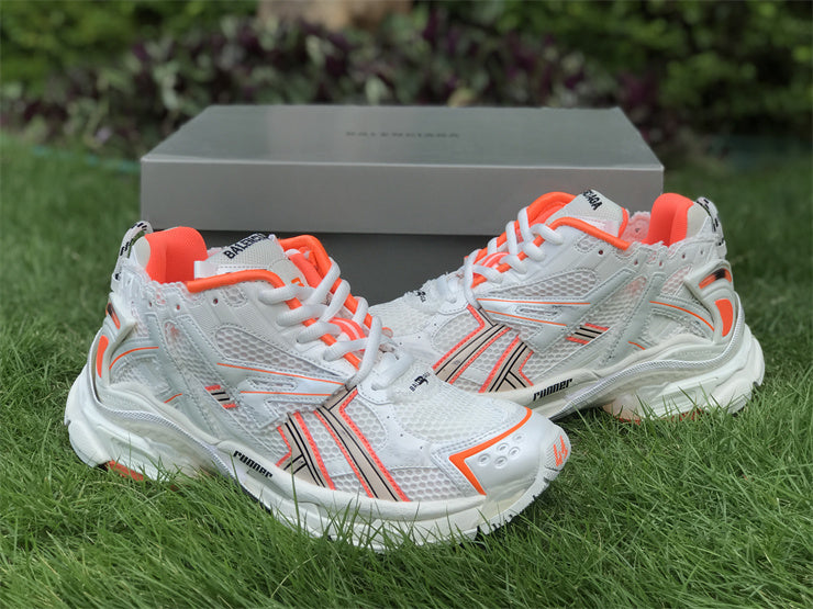 White and Orange Runners