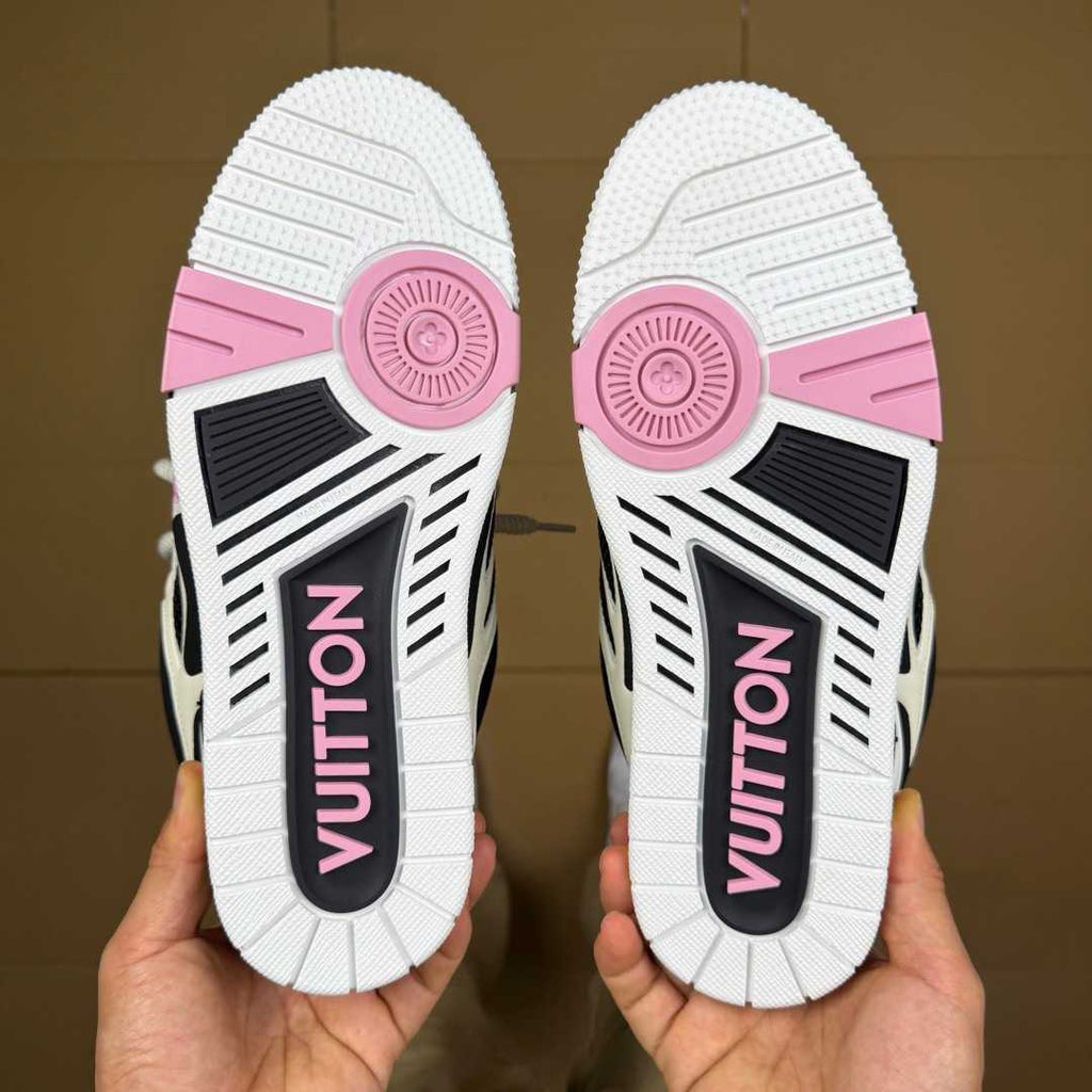 Pink, White, and Black Skates