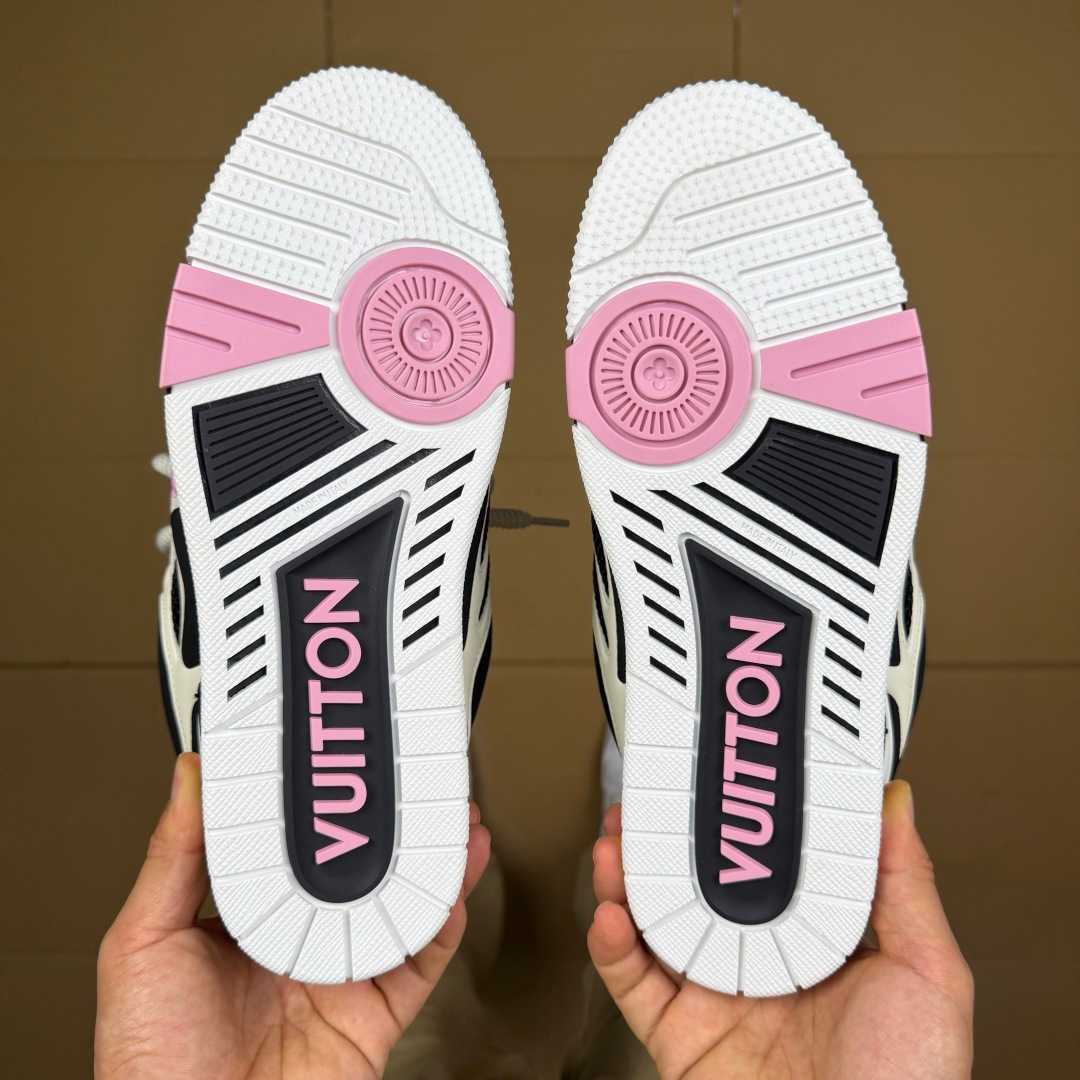 Pink, White, and Black Skates
