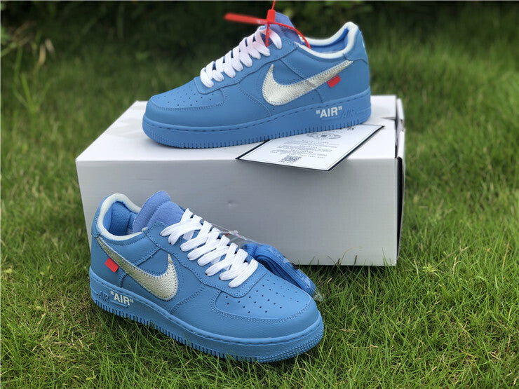 OFF-WHITE x Nike Air Force 1 Blue