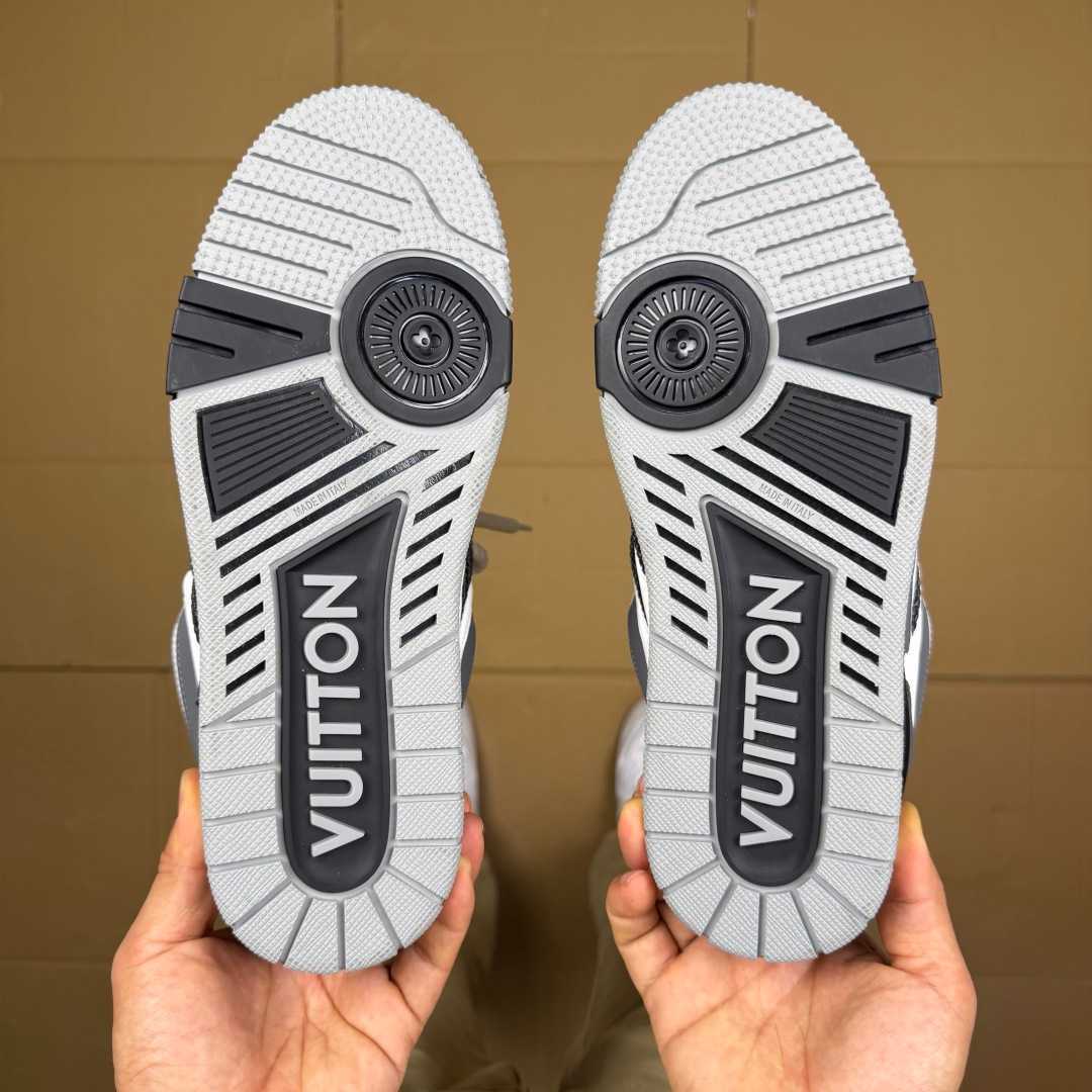 Grey and Black Skates