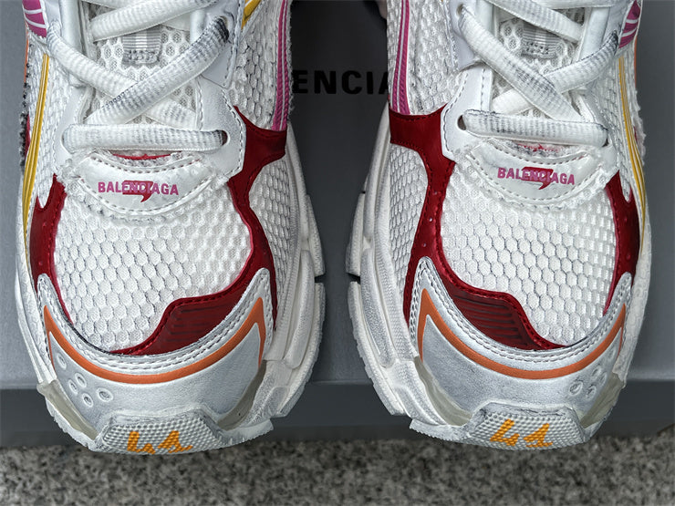 Pink, Yellow, and White Runners