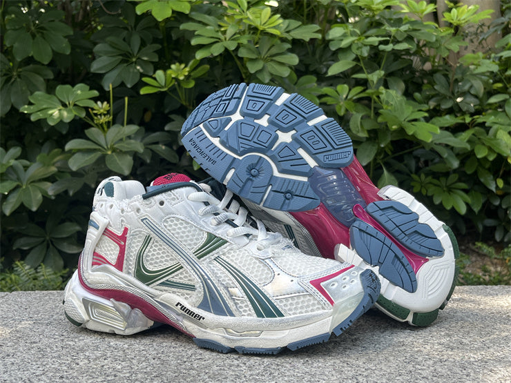 Green, Blue, and Pink Runners