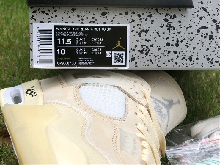 Off-White x Air Jordan 4 ‘Sail’