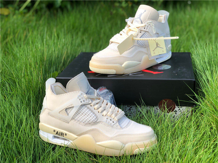Off-White x Air Jordan 4 ‘Sail’