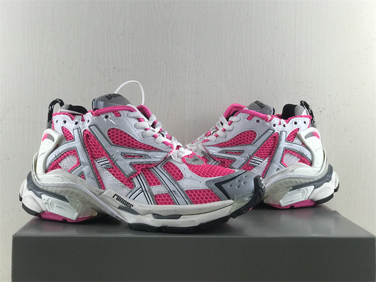 Pink and Grey Runners