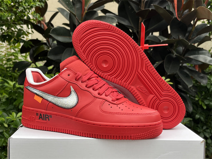 OFF-WHITE x Nike Air Force 1 Red