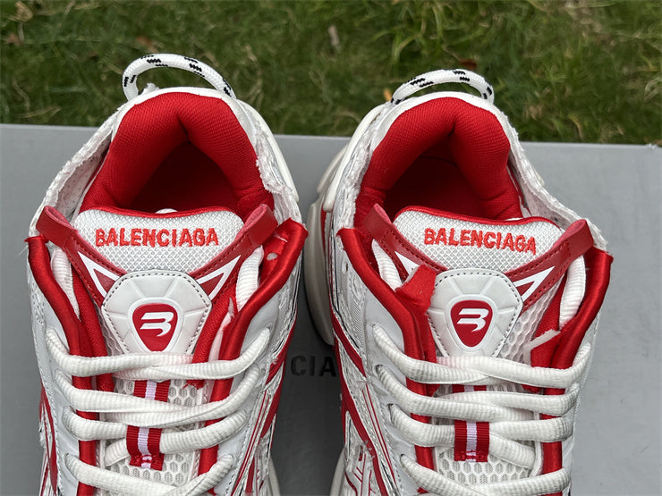 White and Red Runners
