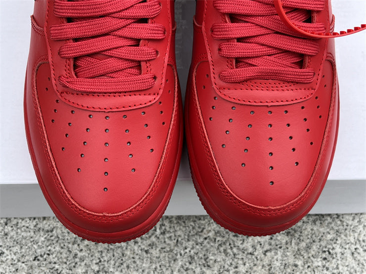 OFF-WHITE x Nike Air Force 1 Red