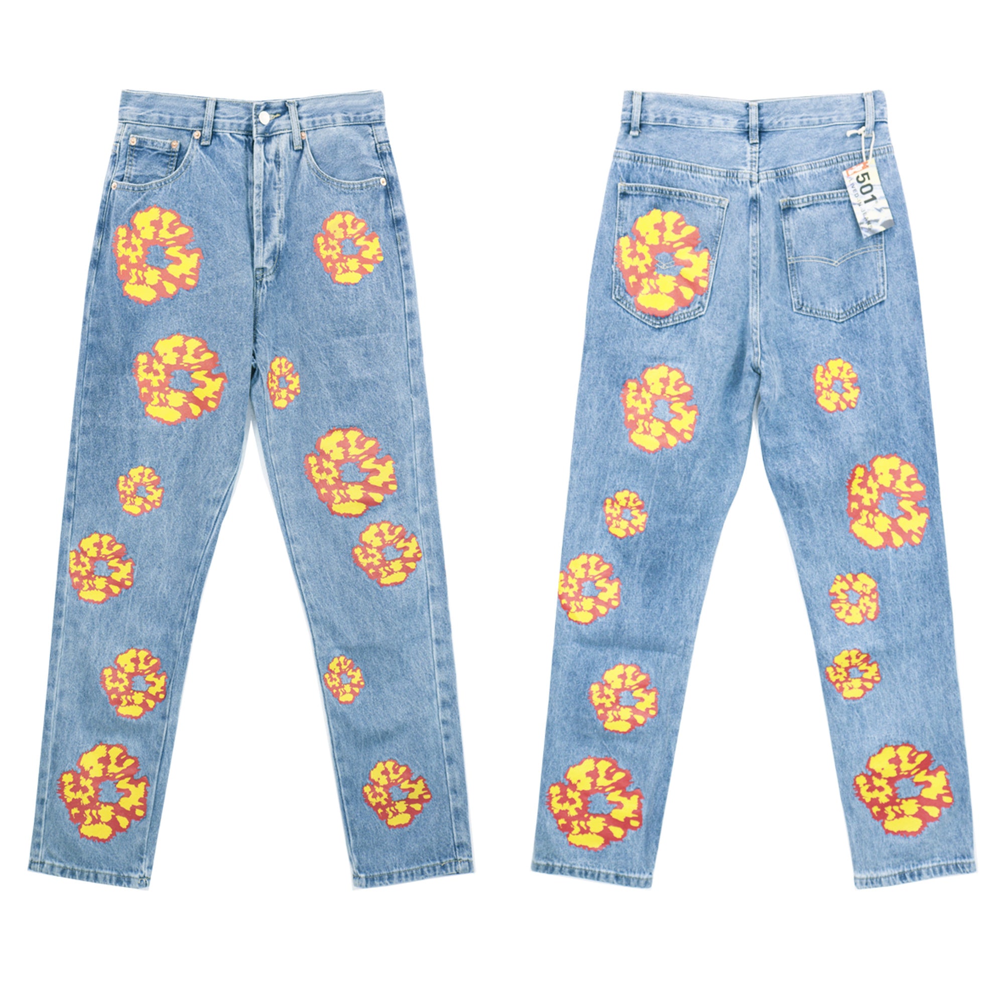 Offset Tears Jeans