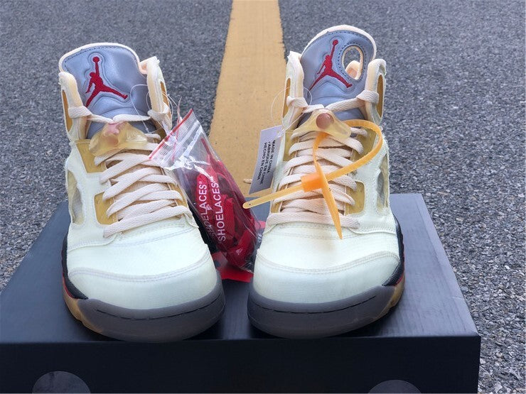 Off-White x Air Jordan 5 ‘Sail’