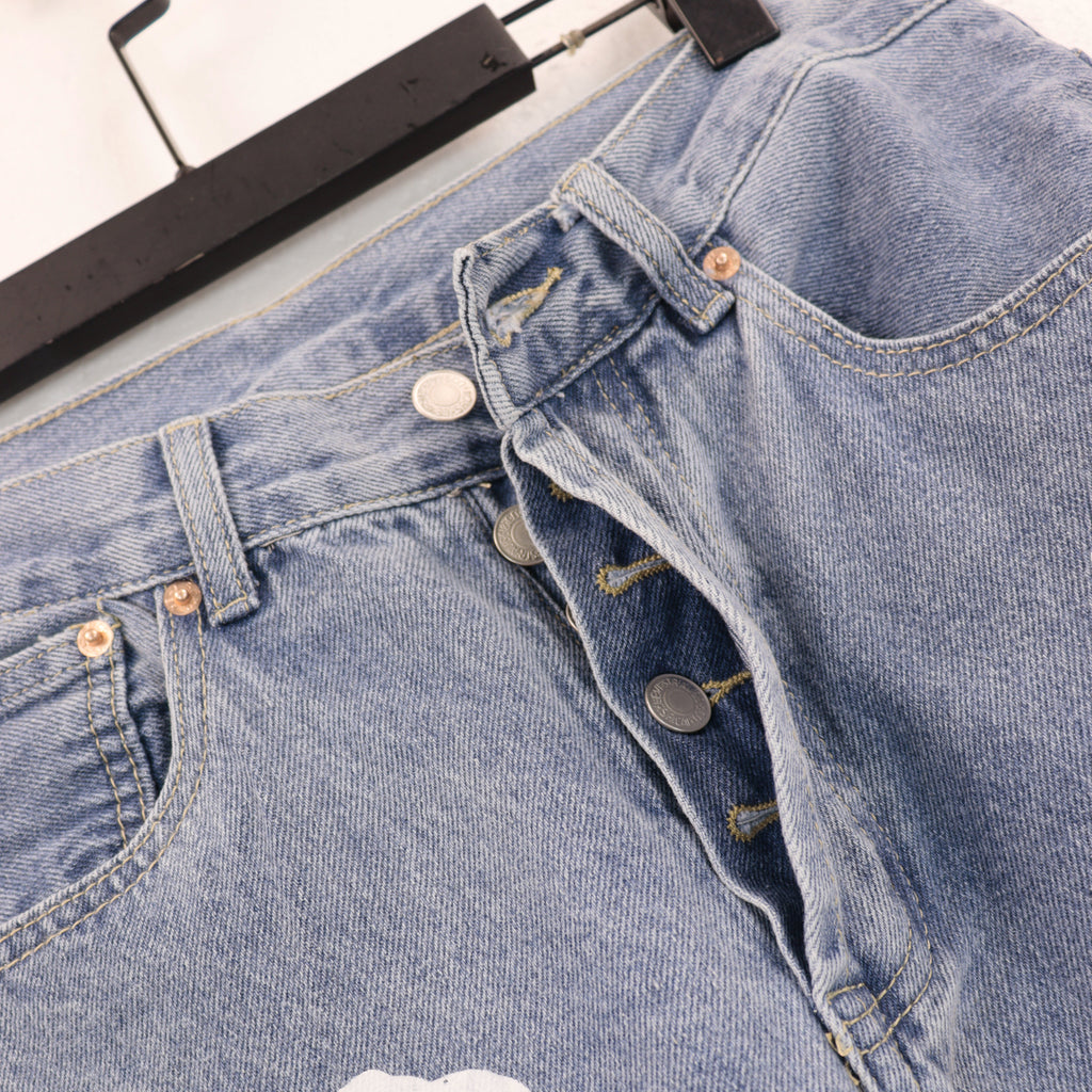 Offset Tears Jeans