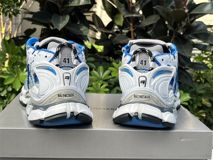 White and Blue Runners