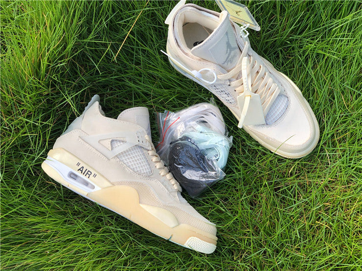Off-White x Air Jordan 4 ‘Sail’