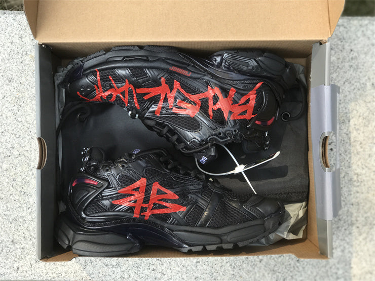 Black and Red Runners