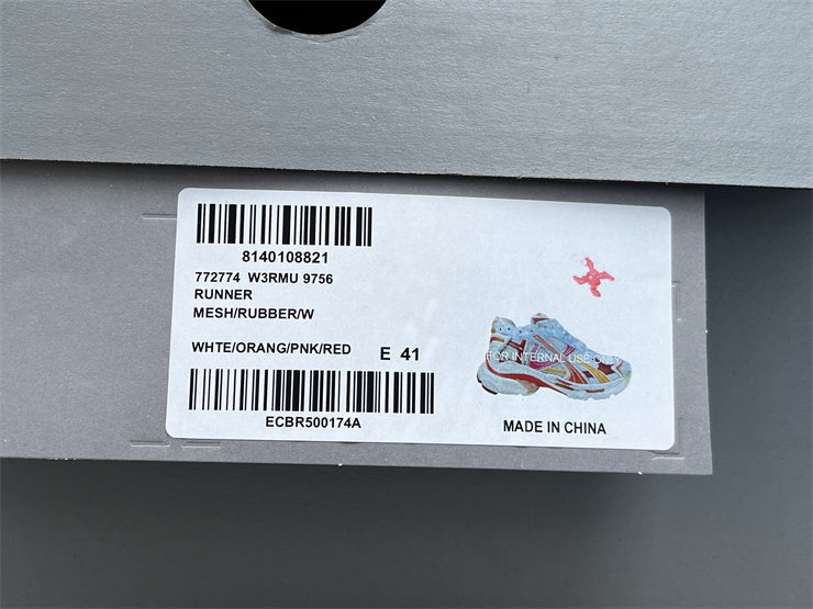 Pink, Yellow, and White Runners