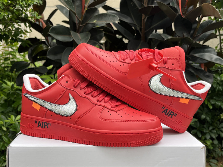OFF-WHITE x Nike Air Force 1 Red
