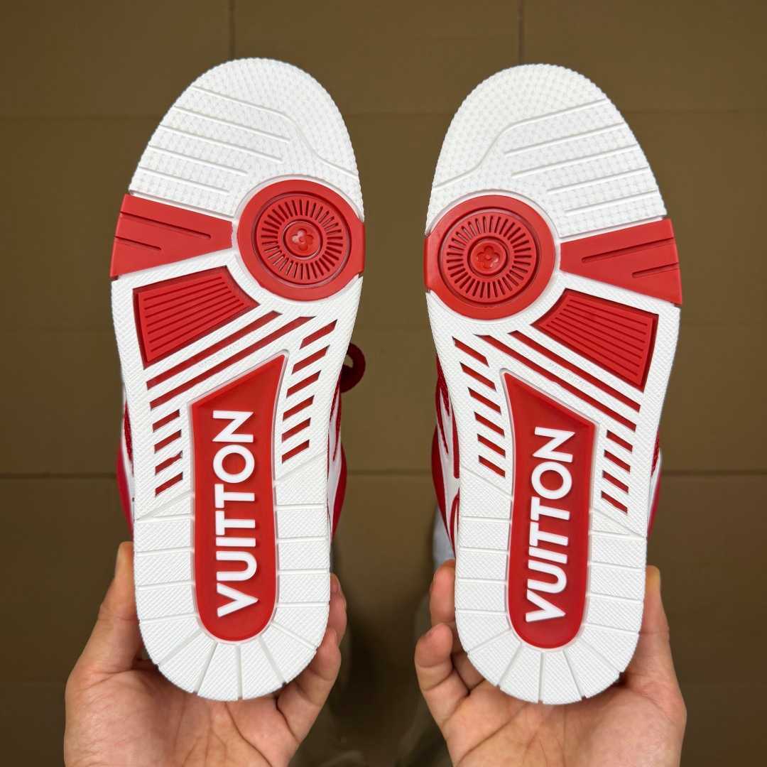 Red and White Skates