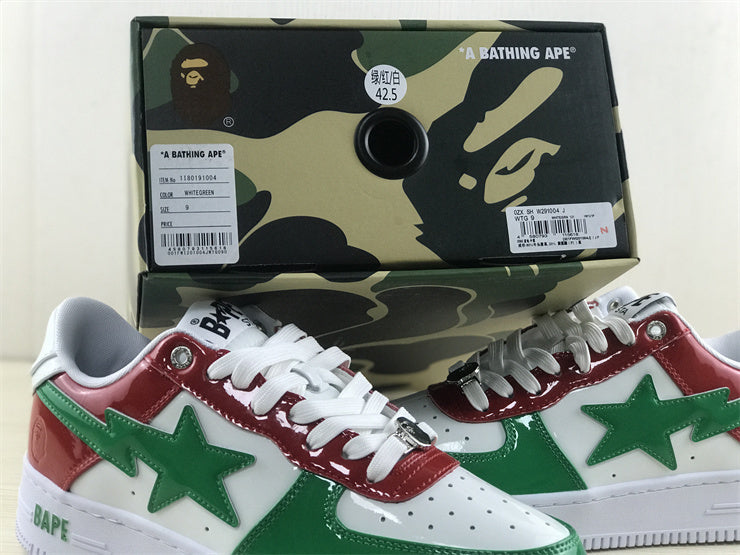 Green, Red, and White
