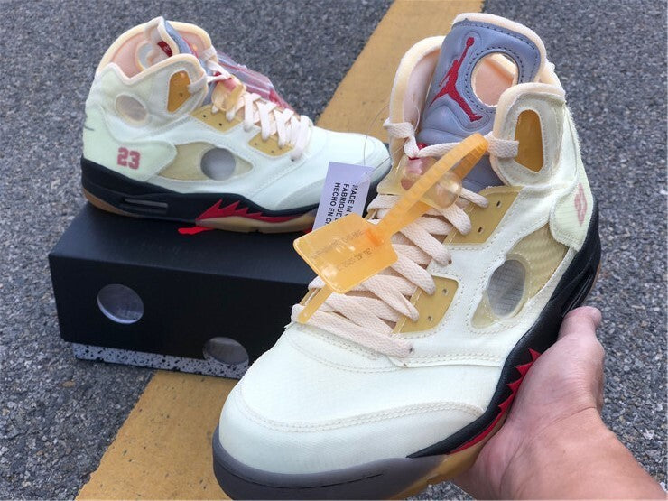 Off-White x Air Jordan 5 ‘Sail’