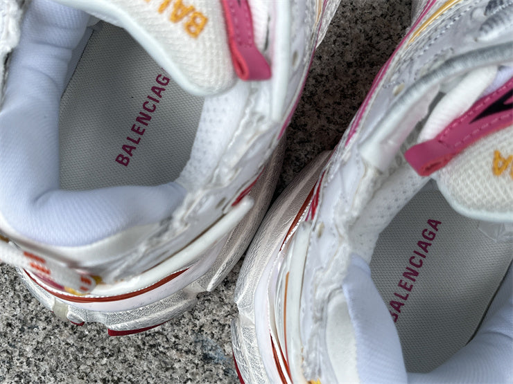 Pink, Yellow, and White Runners