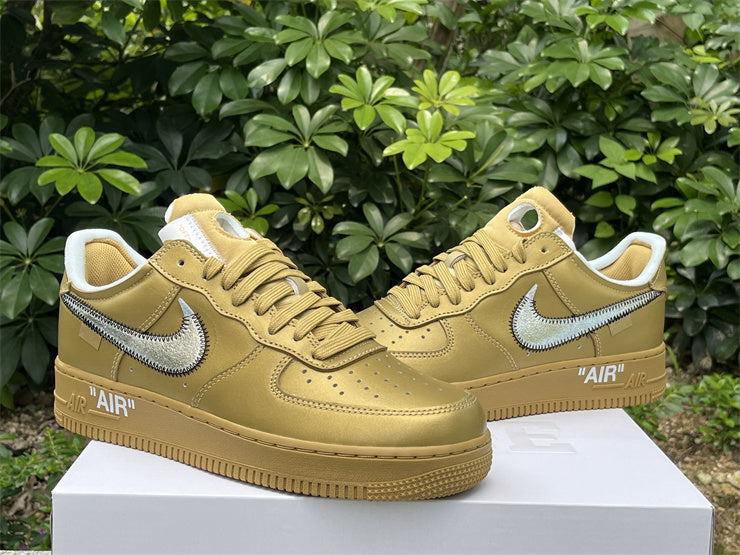OFF-WHITE x Nike Air Force 1 Gold