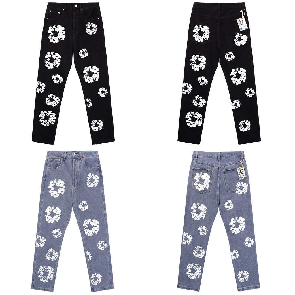 Offset Tears Jeans