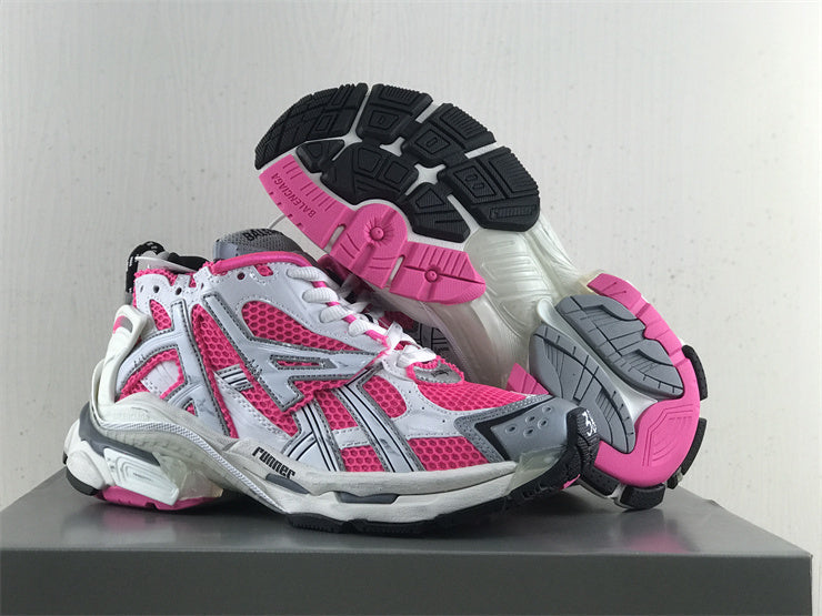 Pink and Grey Runners