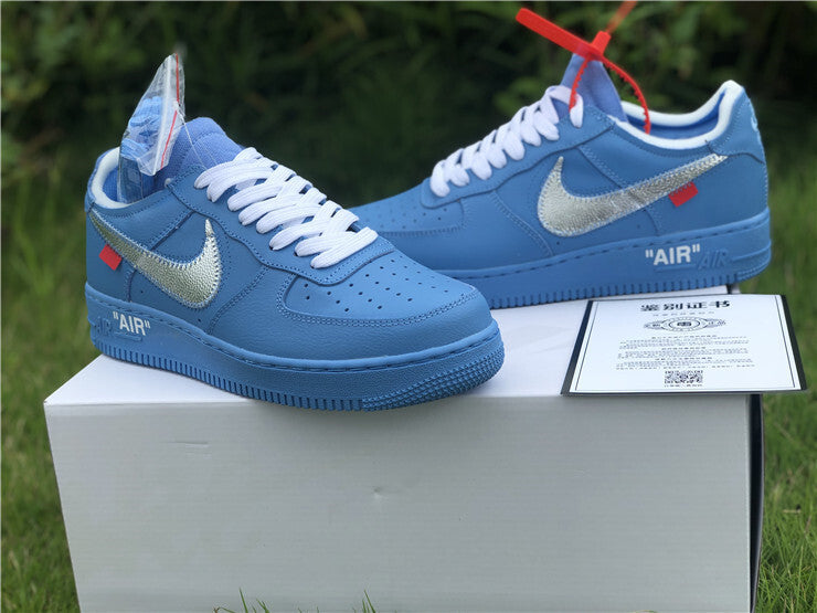 OFF-WHITE x Nike Air Force 1 Blue