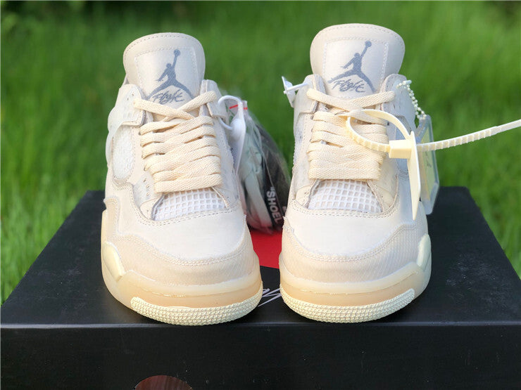 Off-White x Air Jordan 4 ‘Sail’
