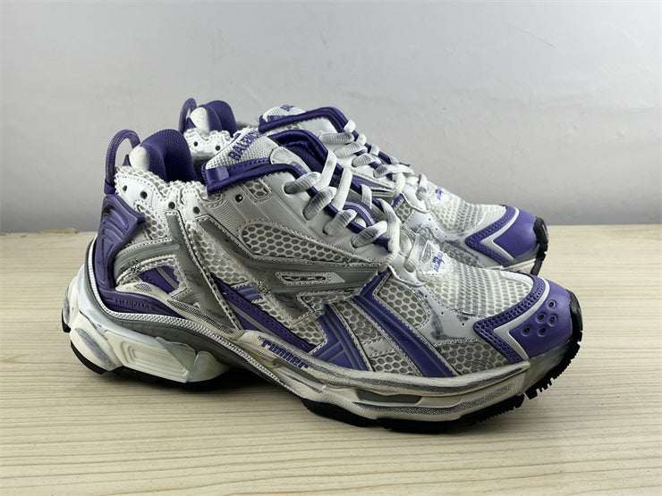 Purple and Grey Runners