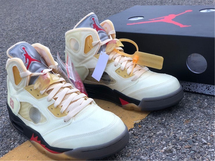 Off-White x Air Jordan 5 ‘Sail’