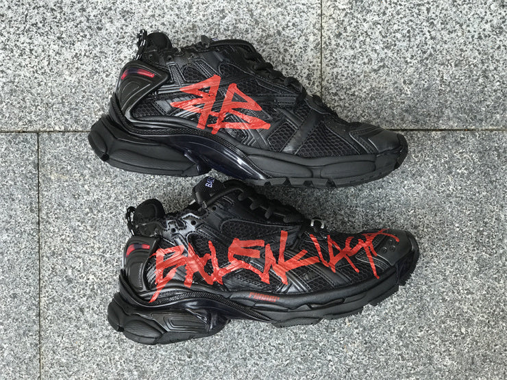 Black and Red Runners